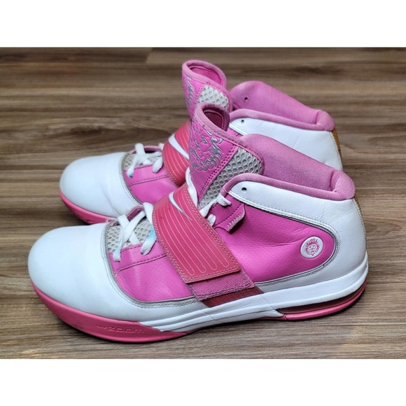 Nike Zoom Soldier IV 4 LeBron James Kay Yow Think Pink Wmns Basketball Shoes - Picture 2 of 10